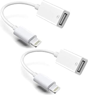 Lightning to USB Camera Adapter, Apple MFi Certified USB 3.0 OTG Cable for iPhone 14 13 12 11 XS XR X SE 8 7 6 5 iPad for Connecting Card Reader, Keyboard, Mouse, Piano USB Flash Drive