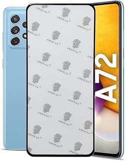 زجاج مقسى اصلي من Amigoo لهواتف سامسونج Galaxy A71, A72, M51, M52/Note 10 Lite/S10 Lite/Poco X3/Redmi Note 10 Pro، حماية شاشة ضد بصمات الاصابع، انحناء 360 درجة