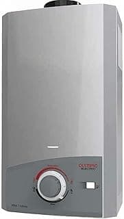 Olympic Electric - Gas Water Heater - Digital With Chimney - 10 Liter - Silver - 945105590