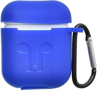 Silicone Airpod Protective Case Containing Safe Edges With Simple Design And Easy Install For Airpods 1/2 - Blue