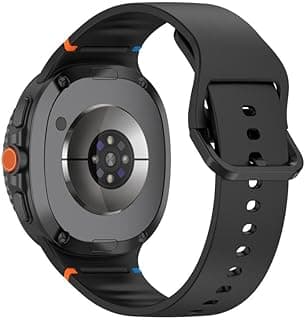 أحزمة رياضية متوافقة مع ساعة سامسونج Galaxy Watch 8/8 Classic، حزام سيليكون ناعم بضغطة واحدة بدون فراغات لساعة Galaxy Watch 8 40 44mm/8 Classic 46mm للرجال والنساء