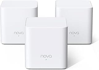 Nova AX1500 Wi-Fi 6 Mesh System MX3 - Covers up to 3500 sq.ft - Whole Home WiFi 6 Mesh System - Gigabit Mesh Router for 80 Devices - Dual-Band Mesh Network - 3-Pack