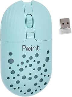 ماوس لاسلكي مزدوج الوضع POINT PT-70 مع منفذ Type-C (سرعة عالية، نعناعي)