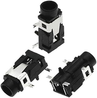 5 قطع مخرج صوت 3.5mm أنثى PJ321A ستيريو 4 سنون لتصليح سماعات الرأس