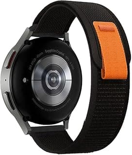 سوار Trail Loop للساعات الذكية متوافق مع Noi Colorfit Pul 2 Max وهواوي GT2 وهونر ماجيك واتش 2 وBuzzBoat FlashXtebandXtePro وجميع الساعات - أسود