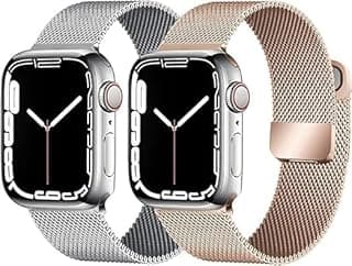 Soft Silicone Replacement Strap Compatible with Apple Watch 49mm 46mm 45mm 44mm 42mm for Series 1/2/3/4/5/6/7/8/9/10/11/Ultra2/Ultra3/SE 2