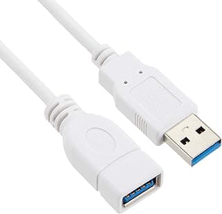 كابل تمديد USB 3.0 من Zonic Z1148 ذكر إلى أنثى، نقل بيانات سريع 5GBps مع حماية للكمبيوتر واللابتوب والأجهزة الأخرى - 1.5 متر