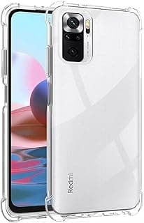 Xiaomi Redmi Note 10 4G / Redmi Note 10s Clear Transparent Case Soft Flexible Silicone Back Cover Shockproof Case with Reinforced Bumper Corner for Xiaomi Redmi Note 10 / Redmi Note 10s Clear