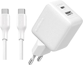 شاحن من أورايمو بمنفذ USB متوافق مع الهواتف الذكية أندرويد و USB-C بمنفذ واحد بقدرة 20 واط مع شحن سريع و كويك تشارج 3.0 و حماية متعددة