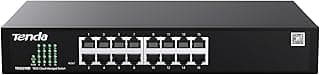 TEG2216D 16-Port Gigabit Ethernet Switch, Unmanaged Network Switch, 32 Gbps Switching Capacity, Plug and Play, Metal Housing, Desktop or Rack Mountable