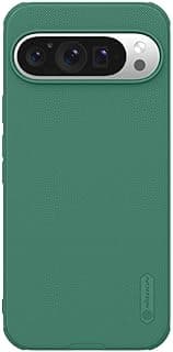 جراب NILLKIN Frosted Shield لهاتف Google Pixel 9 Pro XL ظهر صلب ومصد ناعم، مضاد للسقوط والصدمات والخدش (أخضر)