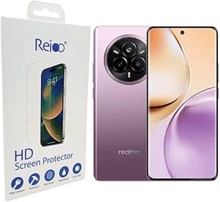 Screen Protector Front and Back Nano Gelatin Tempered Glass (9H) Compatible with Realme 14 pro plus hydrogel flexible for Realme 14 Pro Plus (5G) Clear