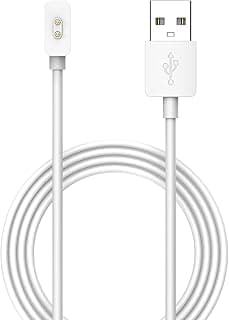 Charger For Xiaomi Redmi Watch 5/5 Active/5 Lite/4/3 Active/3 Lite, Redmi Band 2/3, 1m Portable Charging Cable For Xiaomi Smart Band 10/9/9 Pro/9 Active/Mi Band8/8 Pro/8 Active (White)