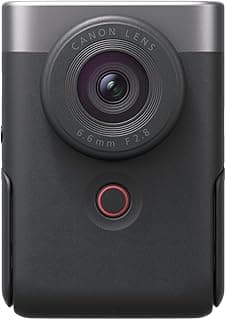 كاميرا فيديو PowerShot V10، مجموعة تدوين فيديو متطورة | مستشعر CMOS نوع 1.0 بوصة | فيديو 4K UHD، ضمان رسمي لمدة سنتين