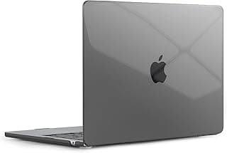 جراب صلب متوافق مع MacBook Air مقاس 13 بوصة إصدار 2025 2024 2023 2022 M4 A3240 M3 A3113 M2 A2681، غطاء حماية بلاستيكي صلب متوافق مع MacBook Air مقاس 13.6 بوصة، شفاف