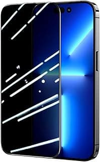 Joyroom jr-pf-p03 tempered glass screen protector 2.5d full screen with black edge for ip 14 max 6.7 privacy