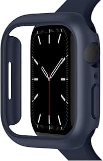 MHM Without Screen Protector Bumper Case for Apple Watch Series 10/11 46mm, Thin Bumper Cover, Hard PC Protective Frame for iWatch 10/11 46mm (Blue)