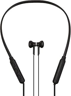 A16 Wireless Neck Hanging Magnetic Earphone - Black
