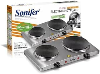 سخان كهربائي (هوت بليت) سونيفير SF-3049 عينين 1000 وات و 1500 وات
