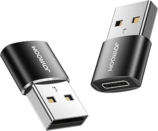 محول جيليتانج S-H152 2023 USB ريفولوشن نوع سي انثى من جوي روم، قطعتين بلون اسود