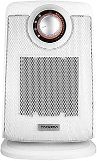 TORNADO Ceramic Heater, 2000 Watt, 12 meter, White TPH-2000M