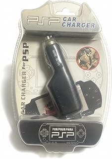 Car Charger for PSP1000/ PSP2000/ PSP3000, DC 12V Input, 5V 500mA Output, Black