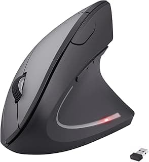 For JeDEL W925 Ergonomic Vertical Wireless Mouse, 2.4G USB Wireless Vertical Ergonomic Mouse, 800/1200 /1600 DPI, for Laptop, Desktop, PC, Computer, Notebook