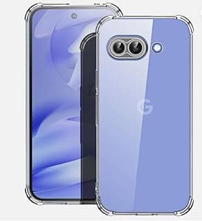 Compatible with Google Pixel 9a Phone Case Clear Shockproof Bumper Slim TPU Protective Cover