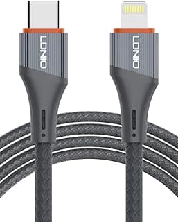 كابل من لدنيو بطول 2 قدم نوع USB-C إلى لايتنينج متوافق مع آيفون