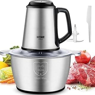 Meat Grinder Meat Chopper Meat Cutter Meat Tenderizer Meat Slicer Powerful Meat Mincer 11000W Powerful Blender with 4 Knives, 2 Speeds, Easy to Clean, Large 5 L Capacity, 2023-7