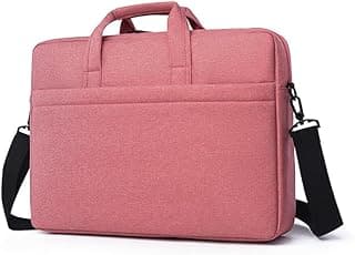 Executive 15.6" Laptop Briefcase | Slim Waterproof Messenger Shoulder Handbag | 2-in-1 Professional 15.6 inch Computer Bag | Scratch-Proof Fabric | for Dell, Apple, MSI, Lenovo, HP, Microsoft | Multi-Compartments, Smooth Zipper, Strong Stitching, High Quality, Soft Inner Material, Waterproof