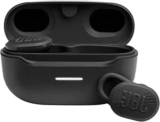 Endurance Race Waterproof True Wireless Active Sport Earbuds, with Microphone, 30H Battery Life, Comfortable, dustproof, Android and Apple iOS Compatible (Black)