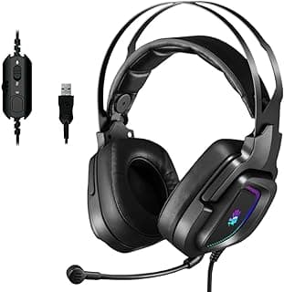 Bloody G570 7.1 Surround Sound RGB Gamer Headset with USB Microphone, Black