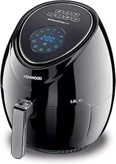 قلاية هوائية رقمية KHealthyFry، 3.8 لتر، 1500 وات، أسود – HFP30.000BK (ضمان دولي) - جهد كهربائي 220 فولت وتردد 50 هرتز