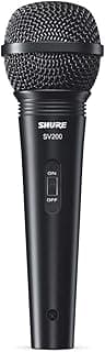 SV200, Cardioid Dynamic Handheld Vocal Microphone, Wide Frequency Response, Reduced Feedback, For Live Vocals & Karaoke, Black