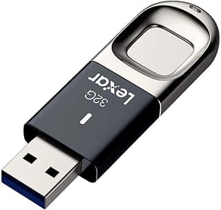 فلاشة تعمل بالبصمة ماركة ليكسر سعة 32 جيجا سرعة قراءة حتى 150 ميجا ودعم تشفير 256 بت usb3.0 32.0 GB