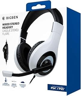 PS5HEADSETV1WHITE Gaming Stereo Headset For PS5 White, Wired