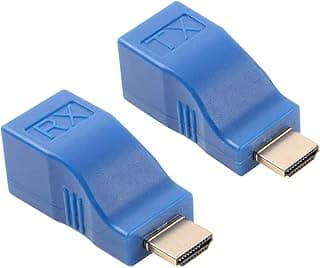 محول موسع HDMI إلى RJ45 عبر كابل إيثرنت Cat5-e/6، دقة 1080p لمسافة تصل إلى 30 متر، مناسب للتلفزيون، DVD، PS4، أجهزة الاستقبال