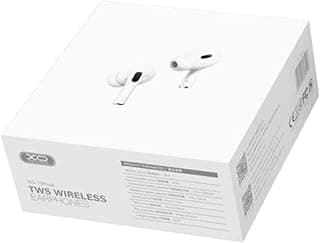 سماعات XO-TWS T5 اللاسلكية مع بلوتوث 5.4 وصوت قوي وإلغاء الضوضاء بالذكاء الاصطناعي ومقاومة للماء والعرق بمعيار IPX5 وعمر بطارية يصل إلى 20 ساعة ، أبيض