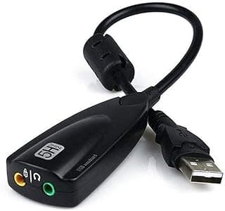 7.1 USB Sound Card 2.0 Steel Sound 5hv 12 Channel Equalizer