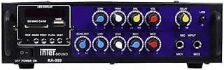 Sound KA-999 Multi-Function PA Audio Amplifier – Supports 6 Speakers – Dual Microphone Input – USB/SD – LED Display جهاز امبليفاير 6 سماعة اوم