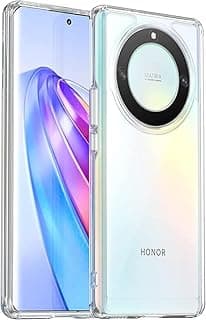 جراب لهاتف Honor X9b، غطاء خلفي سيليكون TPU شفاف HD، مضاد للاصفرار وحماية عالية من الصدمات متوافق مع Honor X9b (6.78 بوصة) (شفاف)