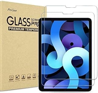 سكرين بروتكتور لجهاز ابل iPad Air 5th 4th / Pro 11 4th 3rd 2nd 1st Generation، فيلم زجاج مقوى، عبوة من 2 قطعة