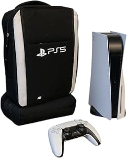 PS5 Backpack - Game Console Travel Carrying Bag, Multifunctional Protection and Storage