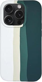 Next Store Liquid Rainbow Silicone Case Compatible with iPhone 14 Pro Stylish Phone Protection with Unique Fashion Shape, Lightweight Flexible Cover Gives a Glamorous Look (4)