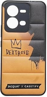 Plastic Back Cover for vivo V25e, Black & Yellow