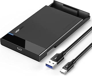 حافظة قرص صلب 2.5 بوصة USB-C 3.1 جيل ثاني الى ساتا lll 6 جيجابايت في الثانية لهارد SSD وهارد HDD 9.5 7 ملم للهارد الخارجي مع UASP (US221)