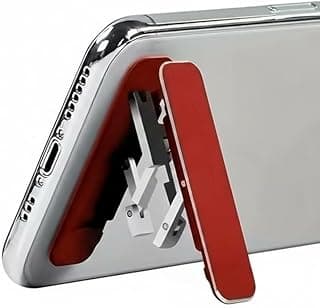 Mini Plastic Folding Phone Holder Desktop Ultra Thin Paste Integrated Carrying Mobile Phone Holder - GX