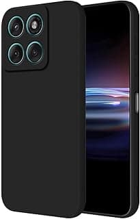 Luxury Liquid Silicone Case For Motorola Edge 60 Fusion (Black)