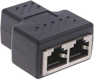 محول مقسم منافذ CAT5/CAT6 P15/RJ45 ثنائي الانثى